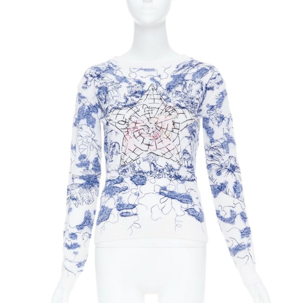 Christian Dior 2020 Around the World Cashmere Sweater